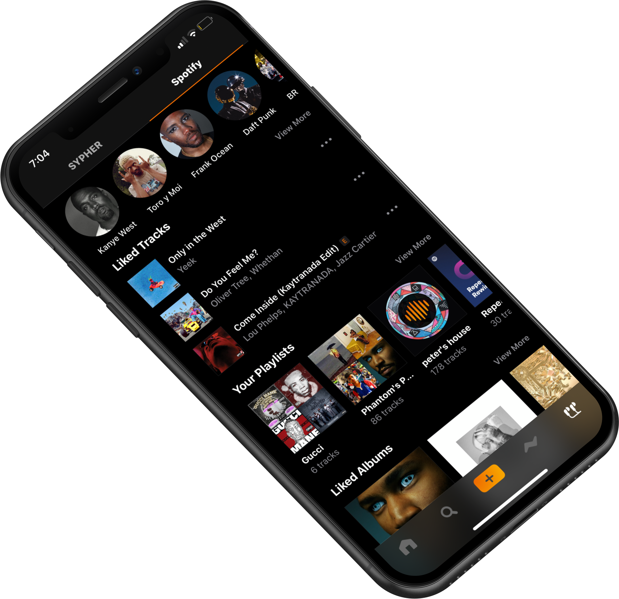 Screenshot of SYPHER Feed